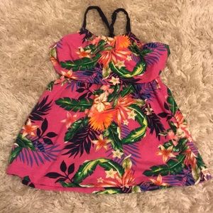 Gap kids flower print sun dress